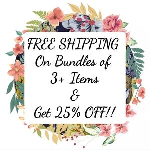 🆓 FREE Shipping & 25% OFF on Orders Of 3+ Items!! 🥳🆓📬